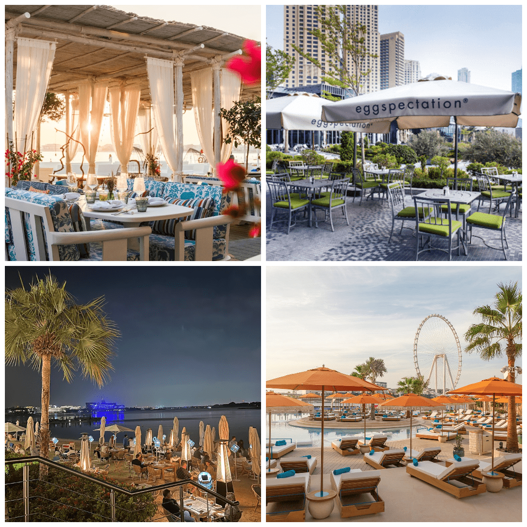 Best breakfast restaurants in Dubai with a view on the beach